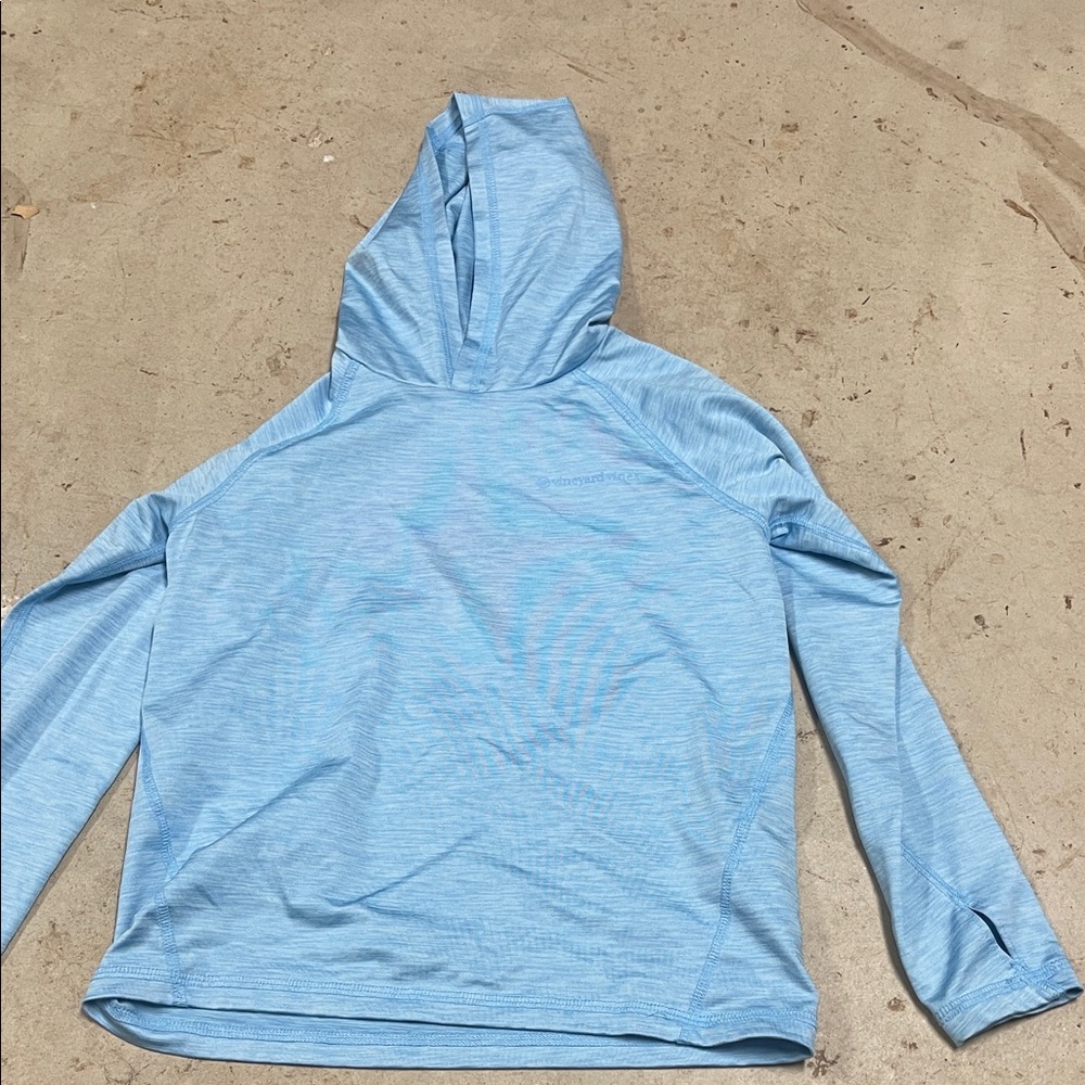 Vineyard Vines Light Blue Kids Performance Hoodie